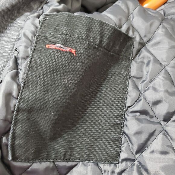 Snap On Tools Color Block Jacket Men’s Size 3XL Black & Gray Heavy Canvas - Picture 8 of 14